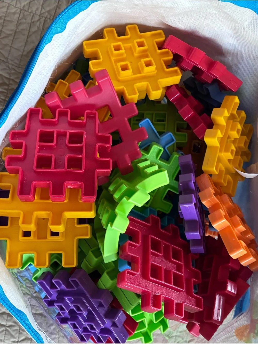 Little TIKES Multicolor Waffle Blocks - 100 Piece Building Set